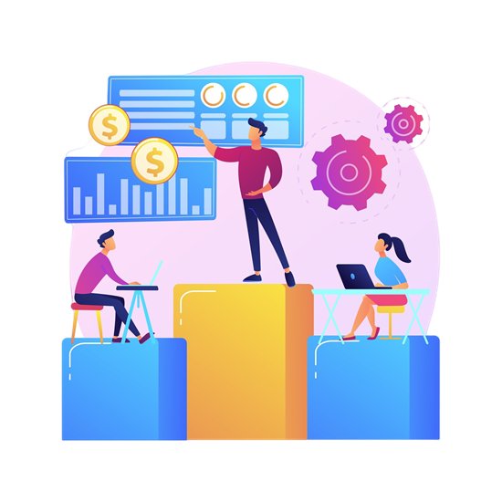 Illustration représentant la garantit des performances de l'entreprise