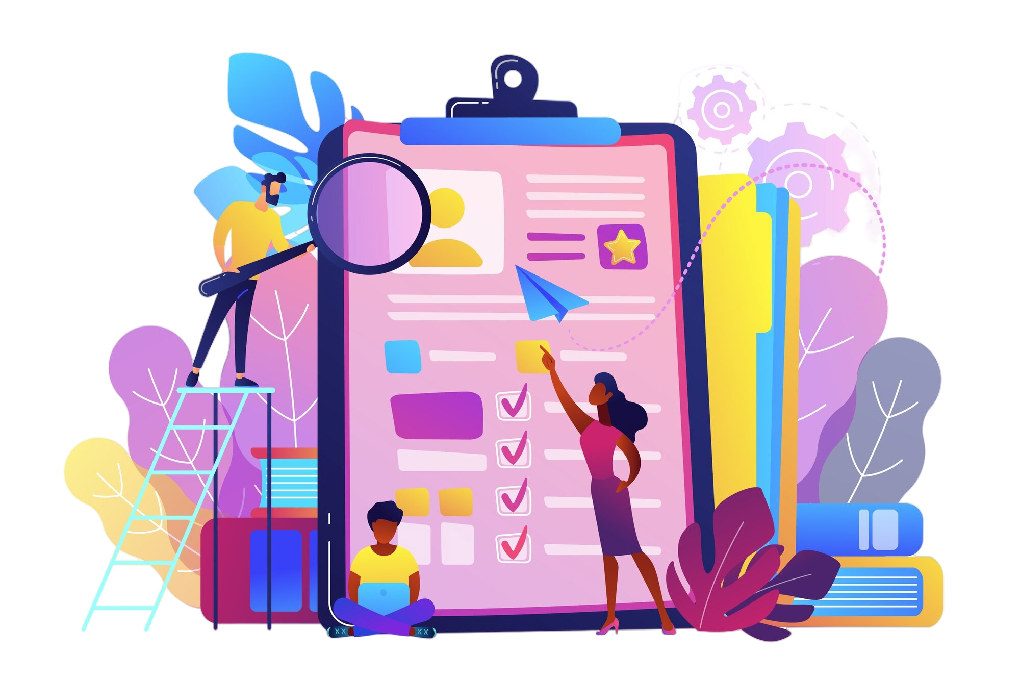 illustration représentant l'évaluation de ses résultats